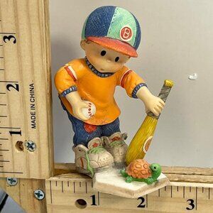 Vintage Enesco Boys Will Be Boys Statue Teddy n Me Always Hush Collectible